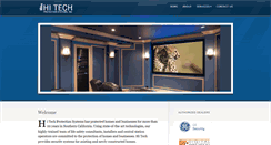 Desktop Screenshot of hitechprotectionsystems.com